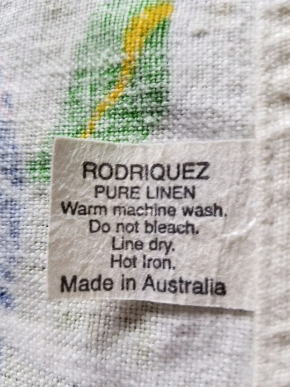 Australian Native Birds Cotton Tea Towel - Green Multi